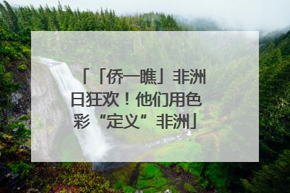 「侨一瞧」非洲日狂欢！他们用色彩“定义”非洲