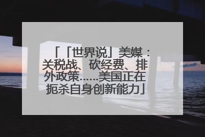 「世界说」美媒：关税战、砍经费、排外政策……美国正在扼杀自身创新能力