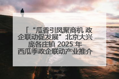 “瓜香引凤聚商机 政企联动促发展”北京大兴庞各庄镇 2025 年西瓜季政企联动产业推介活动圆满举行