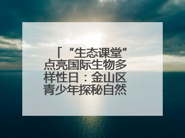 “生态课堂”点亮国际生物多样性日：金山区青少年探秘自然共筑生命家园