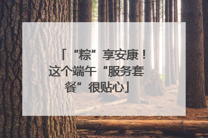 “粽”享安康！这个端午“服务套餐”很贴心
