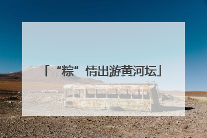 “粽”情出游黄河坛