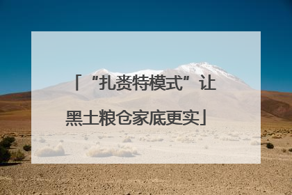 “扎赉特模式”让黑土粮仓家底更实