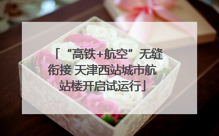 “高铁+航空”无缝衔接 天津西站城市航站楼开启试运行