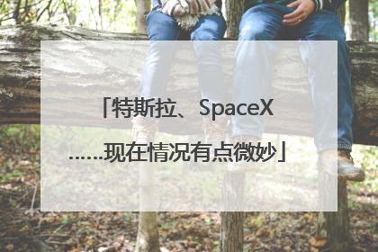 特斯拉、SpaceX……现在情况有点微妙