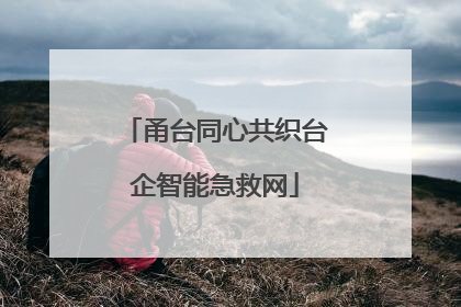甬台同心共织台企智能急救网