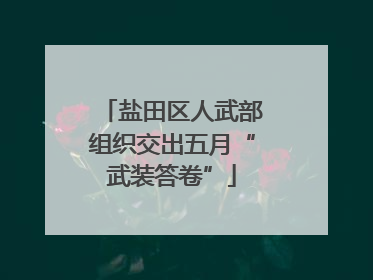 盐田区人武部组织交出五月“武装答卷”