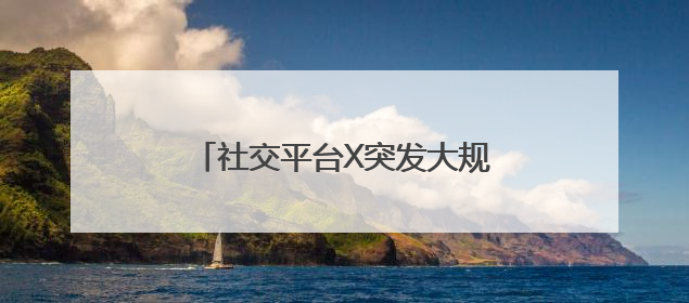 社交平台X突发大规模宕机，马斯克回应