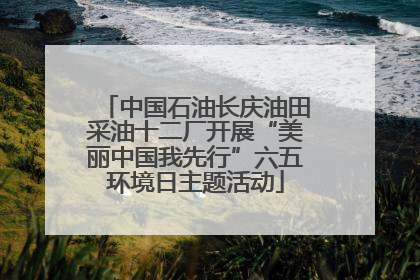 中国石油长庆油田采油十二厂开展“美丽中国我先行”六五环境日主题活动