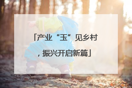 产业“玉”见乡村，振兴开启新篇