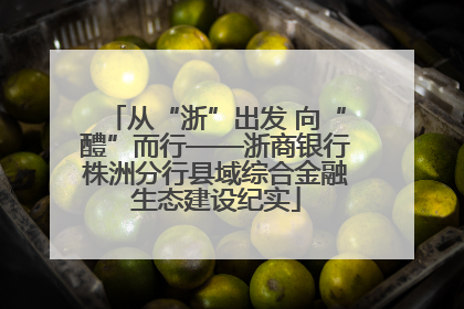 从“浙”出发 向“醴”而行——浙商银行株洲分行县域综合金融生态建设纪实