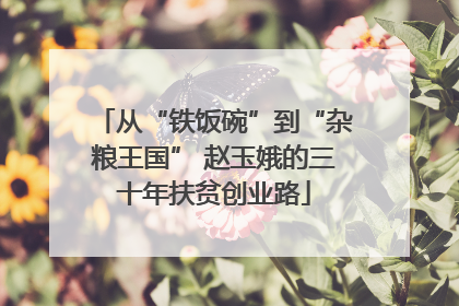 从“铁饭碗”到“杂粮王国” 赵玉娥的三十年扶贫创业路