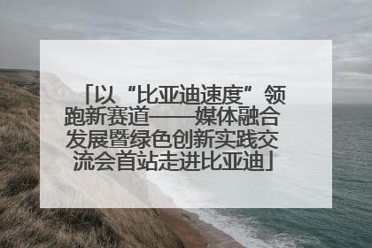 以“比亚迪速度”领跑新赛道——媒体融合发展暨绿色创新实践交流会首站走进比亚迪