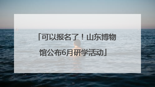 可以报名了！山东博物馆公布6月研学活动
