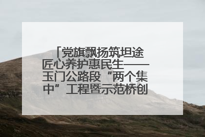 党旗飘扬筑坦途 匠心养护惠民生——玉门公路段“两个集中”工程暨示范桥创建项目圆满收官