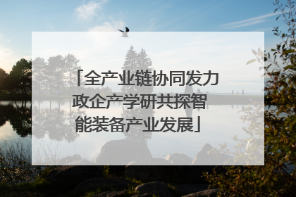 全产业链协同发力 政企产学研共探智能装备产业发展