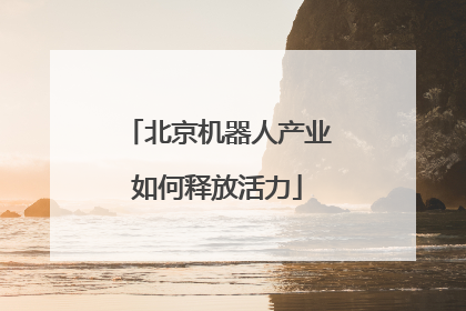 北京机器人产业如何释放活力
