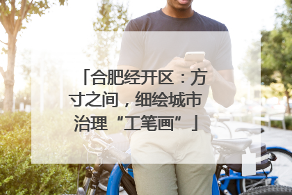 合肥经开区：方寸之间，细绘城市治理“工笔画”