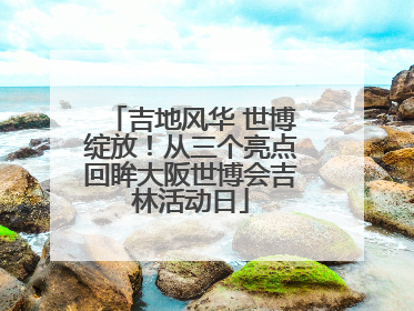 吉地风华 世博绽放！从三个亮点回眸大阪世博会吉林活动日
