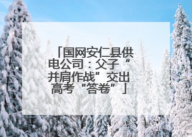 国网安仁县供电公司：父子“并肩作战”交出高考“答卷”