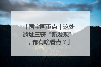 国宝画重点｜这处遗址三获“新发现”，都有啥看点？