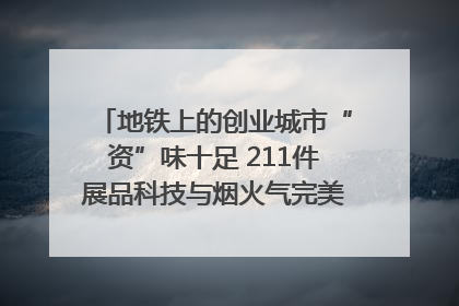 地铁上的创业城市“资”味十足 211件展品科技与烟火气完美融合｜西博视界