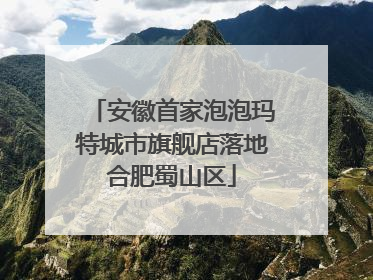 安徽首家泡泡玛特城市旗舰店落地合肥蜀山区