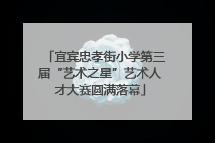 宜宾忠孝街小学第三届“艺术之星”艺术人才大赛圆满落幕