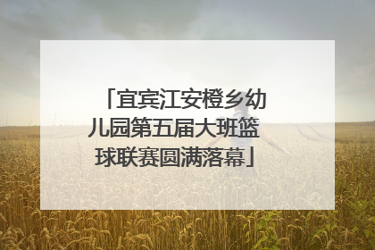 宜宾江安橙乡幼儿园第五届大班篮球联赛圆满落幕