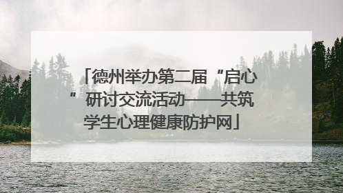 德州举办第二届“启心”研讨交流活动——共筑学生心理健康防护网