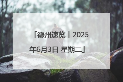 德州速览丨2025年6月3日 星期二