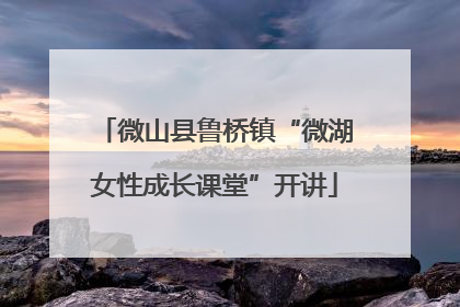 微山县鲁桥镇“微湖女性成长课堂”开讲