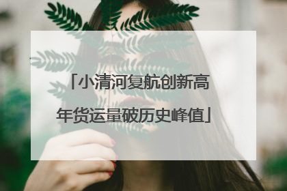 小清河复航创新高 年货运量破历史峰值