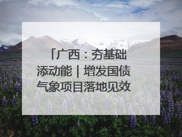广西：夯基础 添动能｜增发国债气象项目落地见效系列报道
