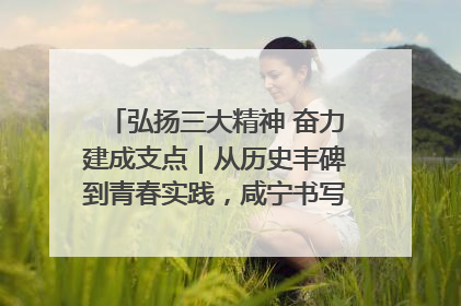 弘扬三大精神 奋力建成支点｜从历史丰碑到青春实践，咸宁书写精神传承新篇章