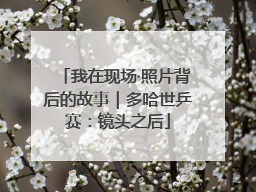我在现场·照片背后的故事｜多哈世乒赛：镜头之后