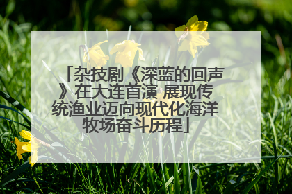 杂技剧《深蓝的回声》在大连首演 展现传统渔业迈向现代化海洋牧场奋斗历程