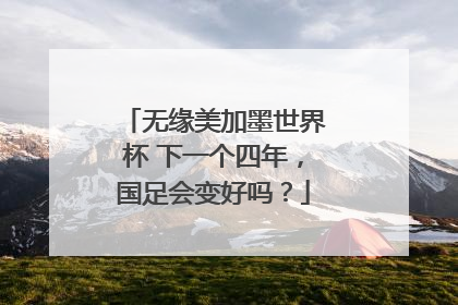无缘美加墨世界杯 下一个四年，国足会变好吗？