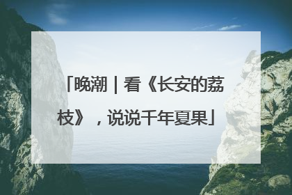 晚潮｜看《长安的荔枝》，说说千年夏果