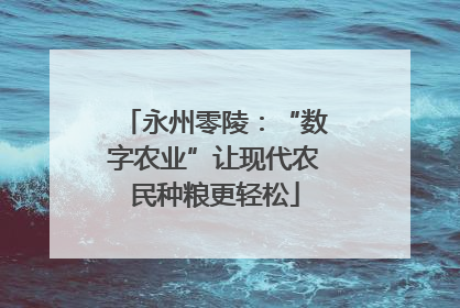 永州零陵：“数字农业”让现代农民种粮更轻松