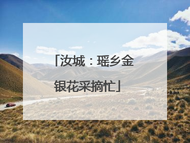 汝城：瑶乡金银花采摘忙