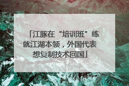 江豚在“培训班”练就江湖本领，外国代表想复制技术回国