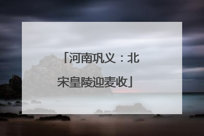 河南巩义：北宋皇陵迎麦收