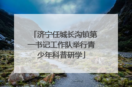 济宁任城长沟镇第一书记工作队举行青少年科普研学