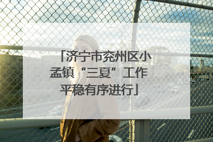 济宁市兖州区小孟镇“三夏”工作平稳有序进行