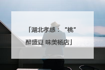 湖北孝感：“桃”醉盛夏 味美杨店