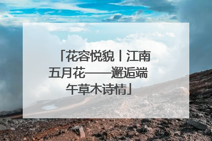 花容悦貌丨江南五月花——邂逅端午草木诗情