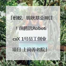 蚂蚁、锦秋基金押注！前腾讯RoboticsX 1号员工创业项目 上岗养老院