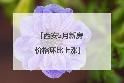 西安5月新房价格环比上涨