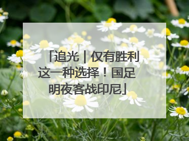 追光｜仅有胜利这一种选择！国足明夜客战印尼